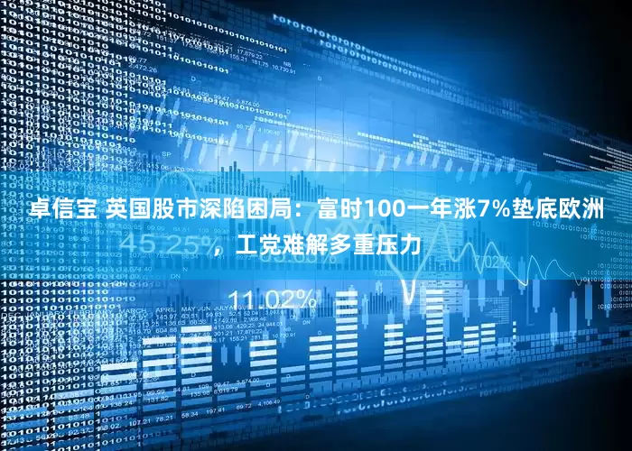 卓信宝 英国股市深陷困局：富时100一年涨7%垫底欧洲，工党难解多重压力